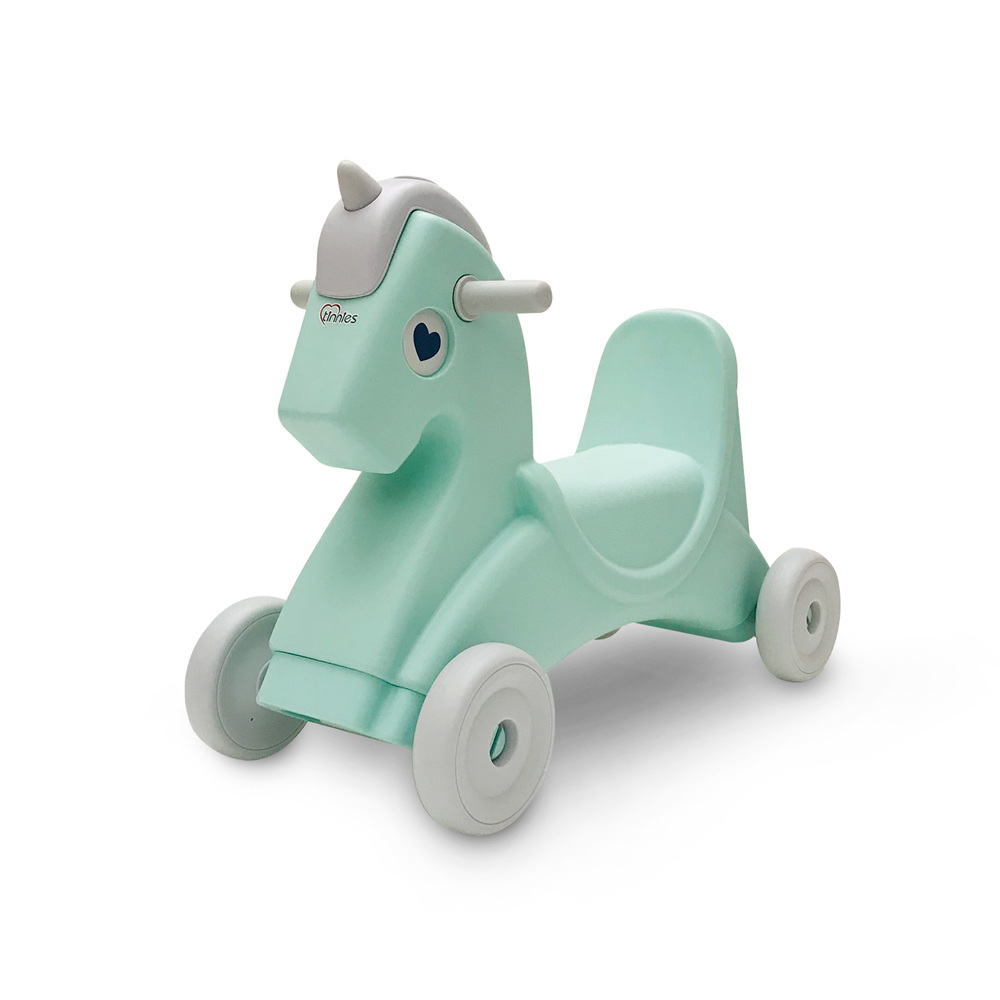 Tinnies Rocking Horse with Push Car - Pure Joy