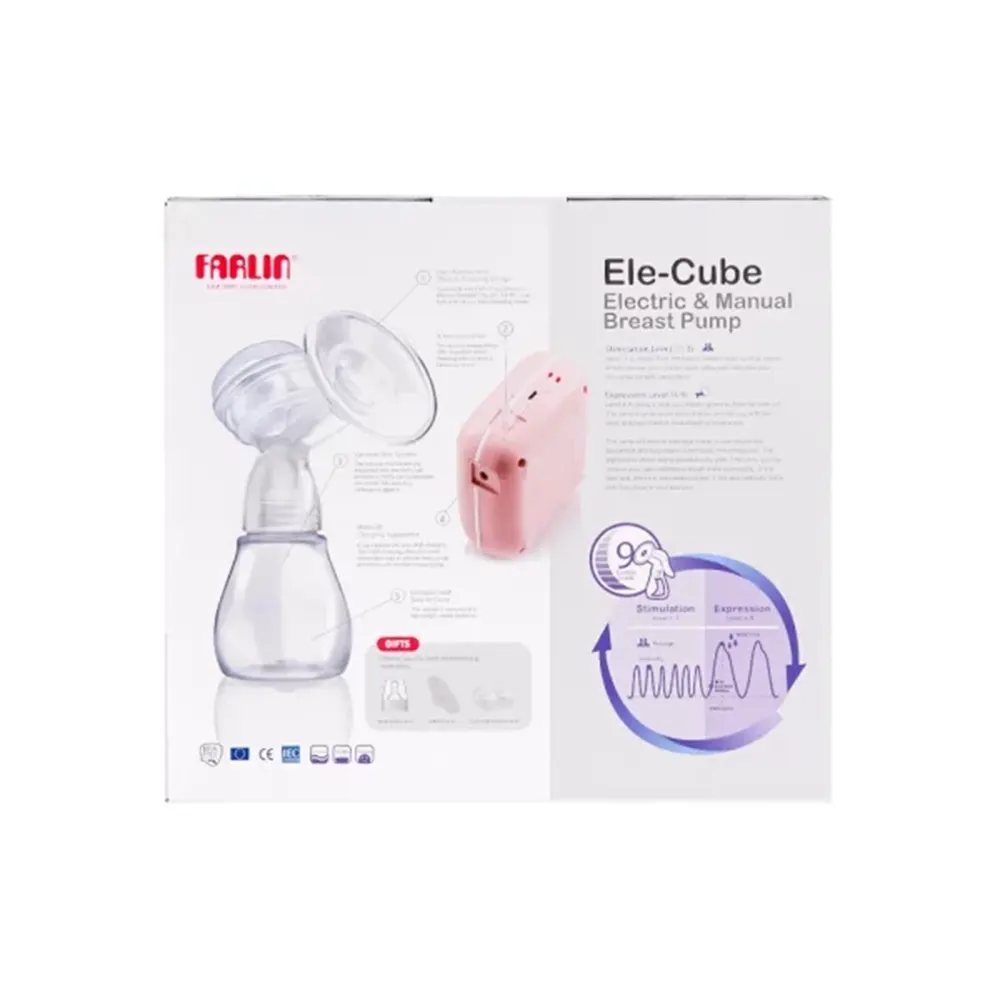 Farlin Ele-Cube Breast Pump Electric & Manual AA-12002-3
