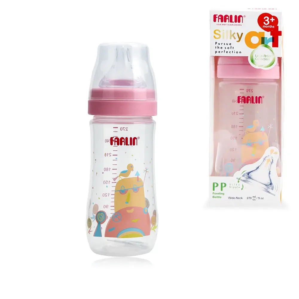 Farlin Little Artist Feeding Bottle 270ml - Pink AB-42016-G