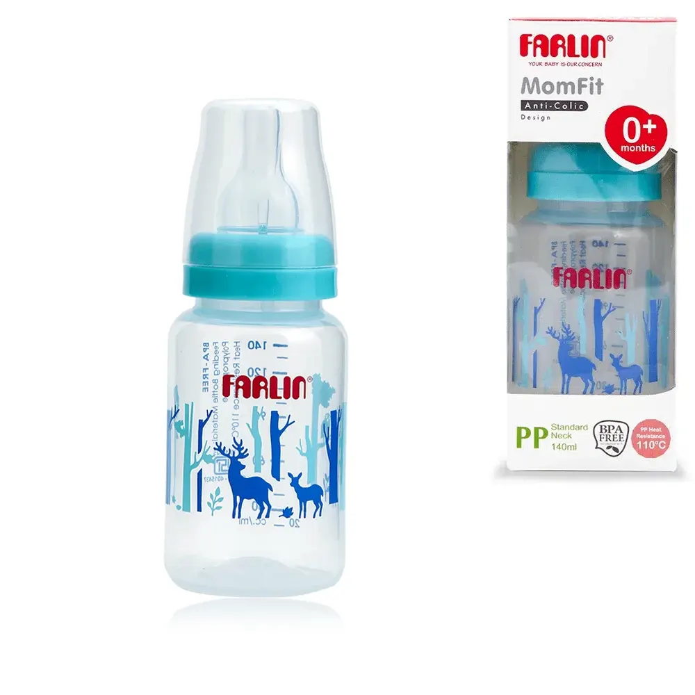 Farlin Mom Fit Standard Neck PP Bottle 140ml - Blue AB-41011-B buy online in pakistan