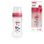 Farlin Mom Fit Wide Neck Anti Colic PP Feeding Bottle Pink 270ml AB-42011-G