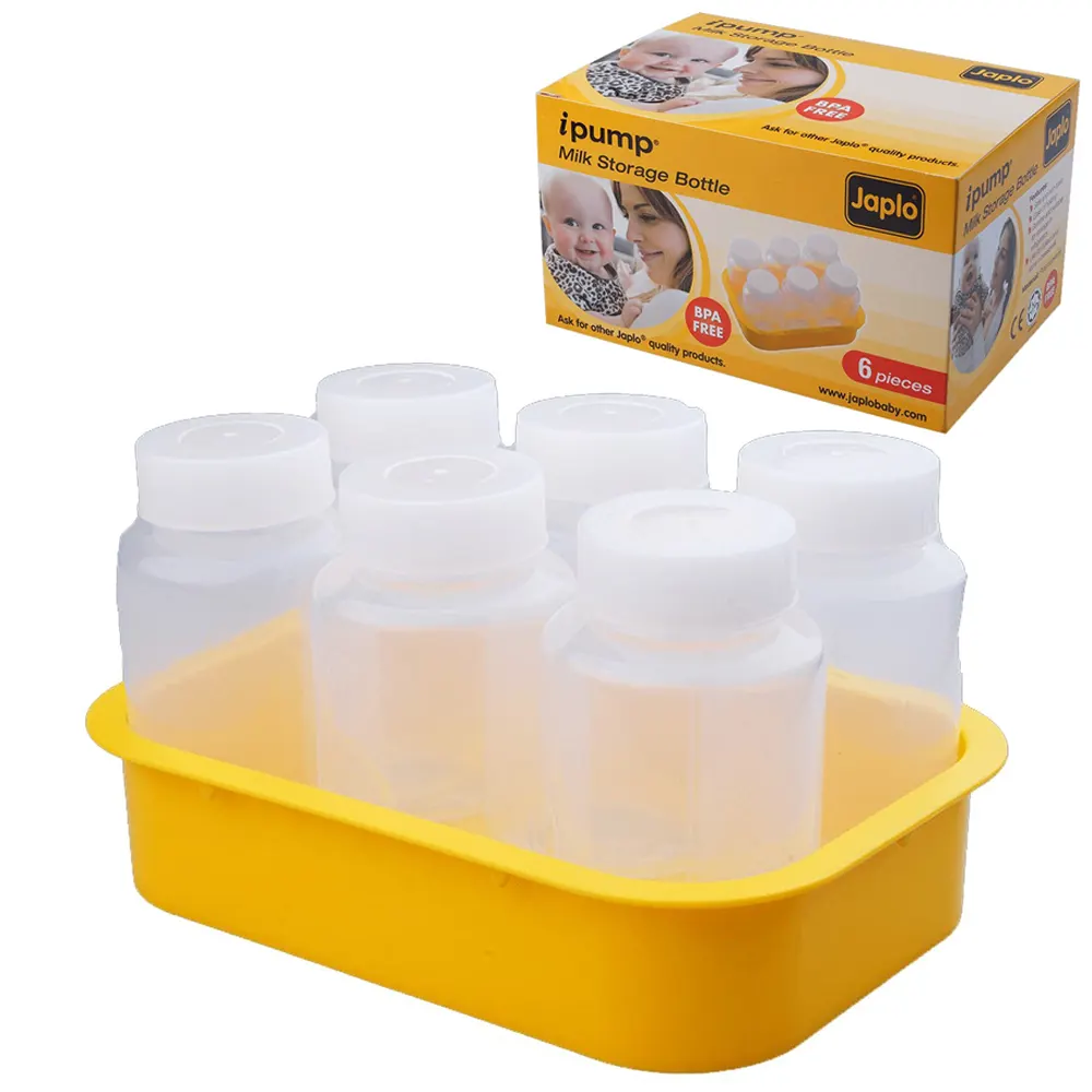 Shop Japlo iPump Breast Milk Storage Bottles 150ml 6 Pcs online in pakistan