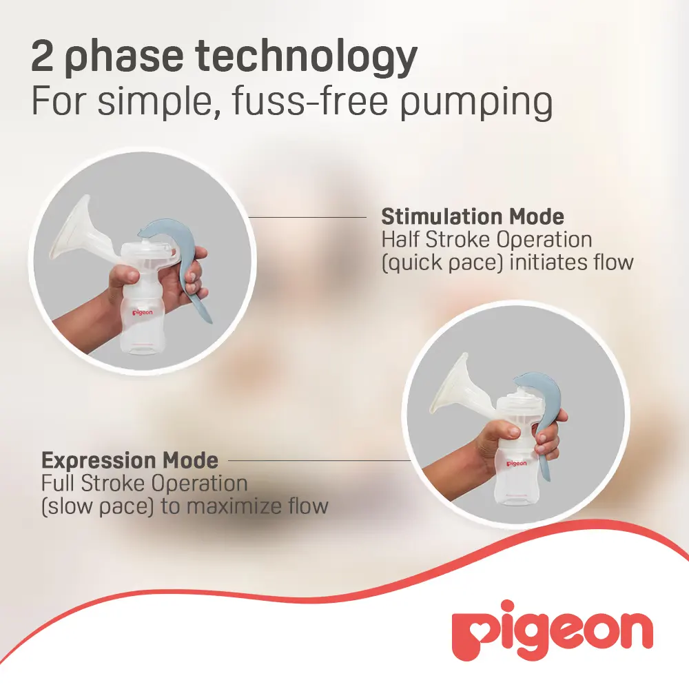 Buy Manual Breast Pump Pigeon Q79818 online at sale price in Pakistan