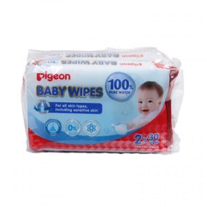 Pigeon Baby Wipes 30 Sheets 2 in 1 - Travel Pack