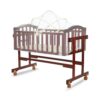 Tinnies Baby Crib Wooden Brown