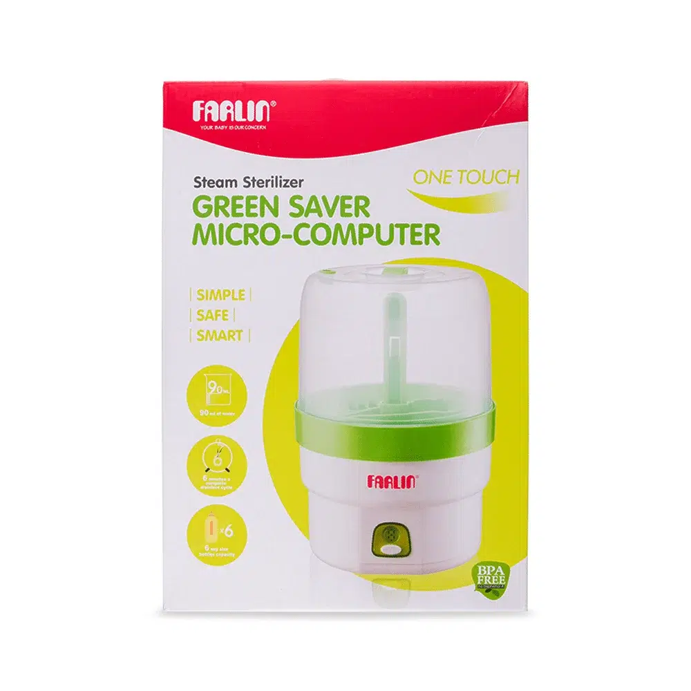 Farlin Automatic Steam Sterilizer TOP-216 for feeding bottles and accessories at best price