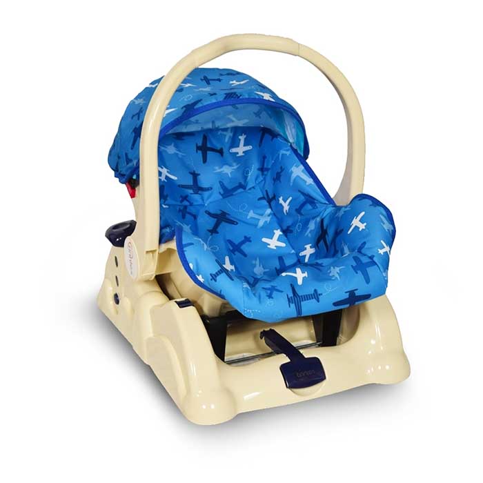 Tinnies Baby Carry Cot W Rocking Blue t003-Blue