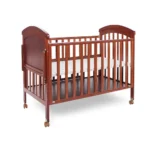 Tinnies Wooden Baby Cot With Cradle Brown T902-021