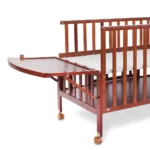 Tinnies Wooden Baby Cot With Cradle Brown T902-021
