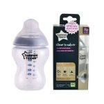 Tommee Tippee Silver Feeding Bottle - 9OZ/260ml