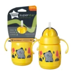 Buy Tommee Tippee Superstar Weighted Straw Cup 6m+ 300ml - Yellow 447831 online at best price in Pakistan
