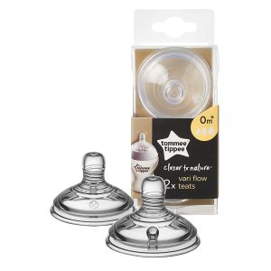 Tommee Tippee Variable Flow Teats - Nipples Pack Of 2