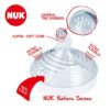 NUK Nature Sense Silicone Teats 2 Pk 0-6M