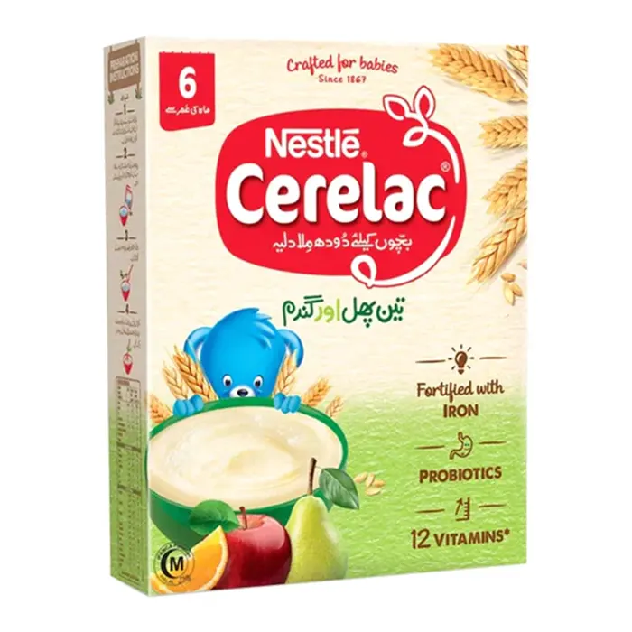 NESTLE CERELAC THREE FRUITS AND WHEAT