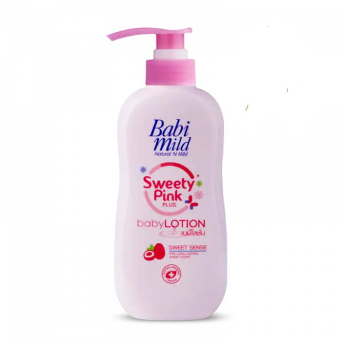 babi mild baby lotion sweety pink plus 400ml 8851123375054