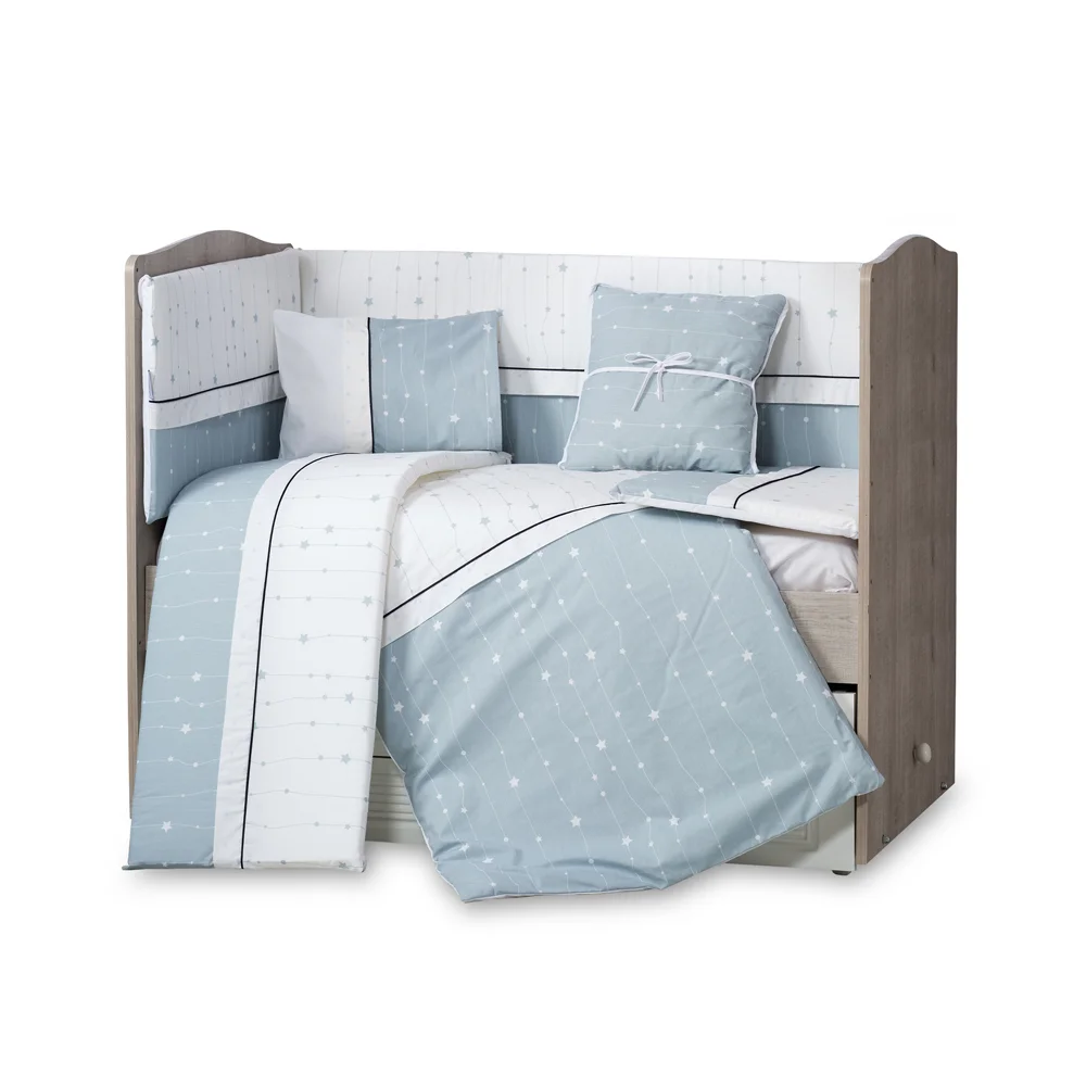 Tinnies Cot Bedding Set - Blue