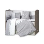 Tinnies Cot Bedding Set - Grey