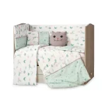 Tinnies Cot Bedding Set - Green