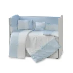 Tinnies Cot Bedding Set - Dotted Blue