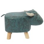 Creative Animal Soft Bufflao Wooden Stool