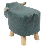 Creative Animal Soft Bufflao Wooden Stool