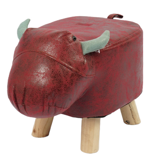 Creative Animal Soft Bufflao Wooden Stool
