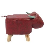 Creative Animal Soft Bufflao Wooden Stool