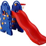 2 In 1 Kids Slide With Basket Ball