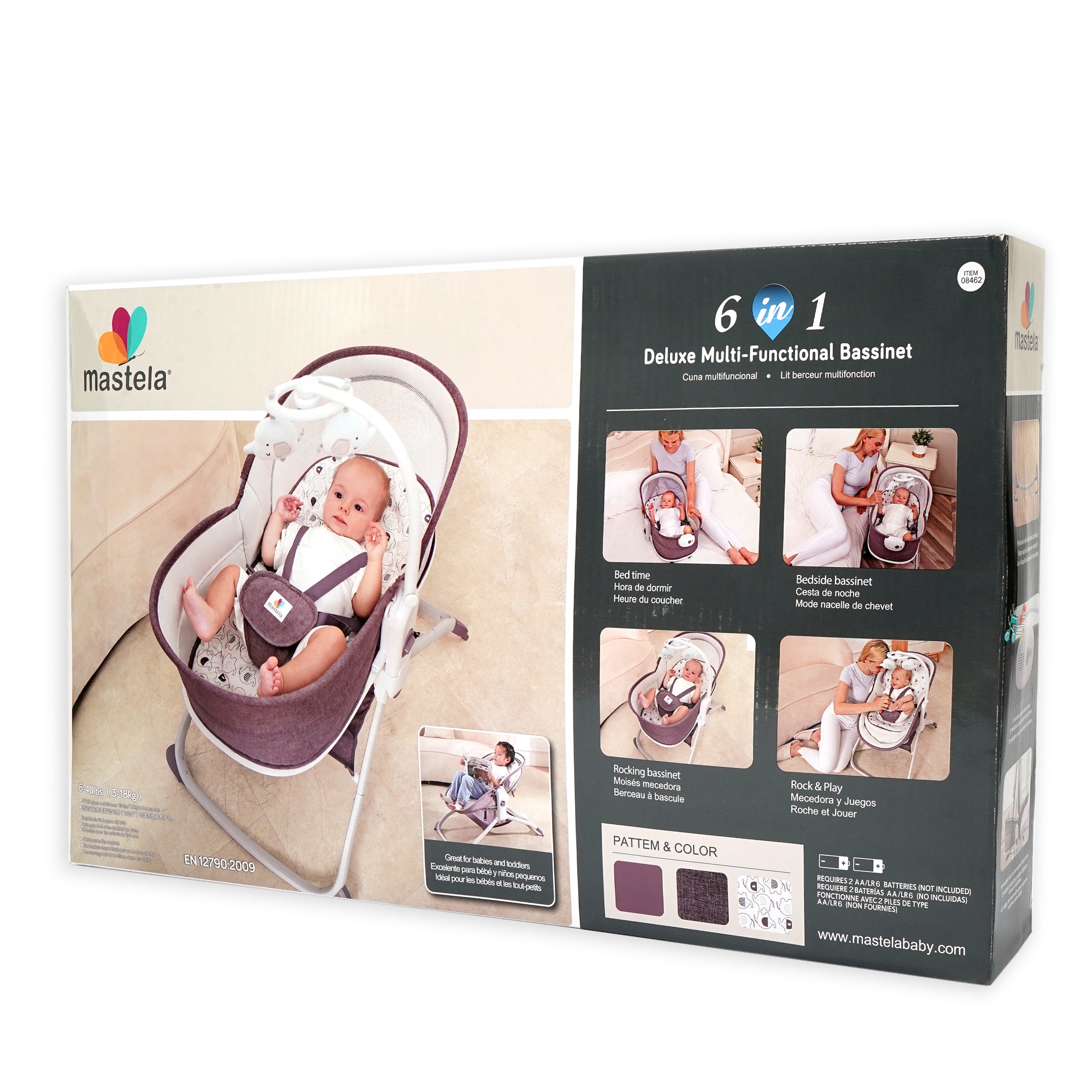 Mastela 6 in 1 Deluxe Multi-Functional Bassinet