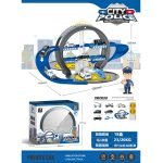 Kids Police Tire Track Parking Lot Game Toy Set
