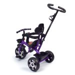 Premium Quality Kids Tricycle With Push Bar – Purple