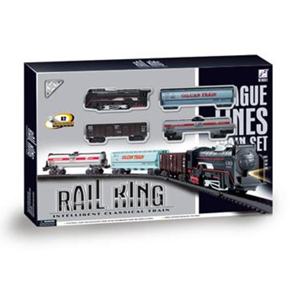 Toy Rail King Intelligent Classic Train Set