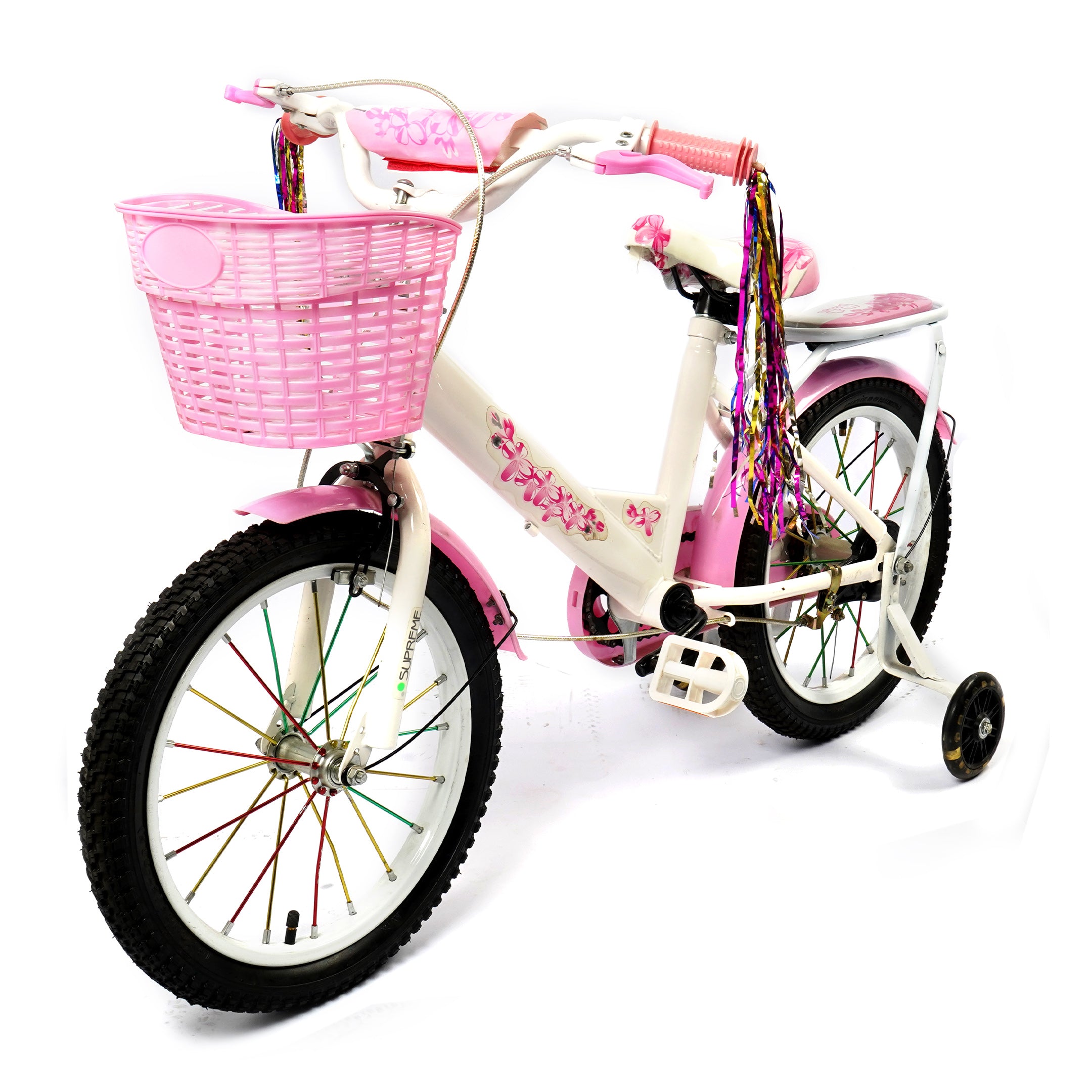 Kids Bicycle 16" 4 Wheels - Girl