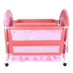 2 in 1 Baby Crib & Cradle with Mosquito Net