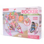 Infant to Toddler Rocker – Pink – Hu-Baby