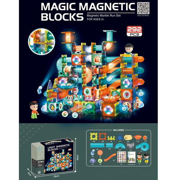 Magic Magnetic Block Toys - 292 Pcs