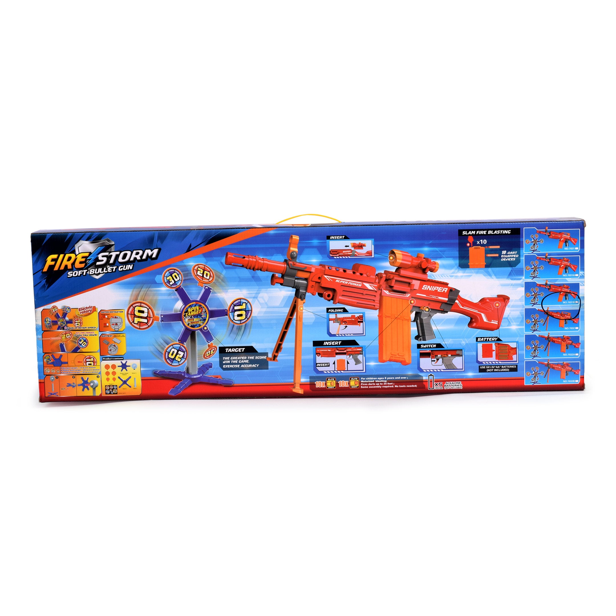 Fire Storm Soft Bullet Toy Gun