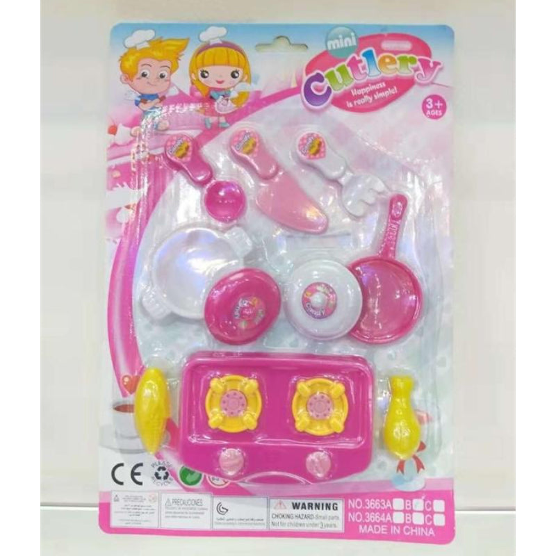 Kids Mini Cutlery Game Toy Set