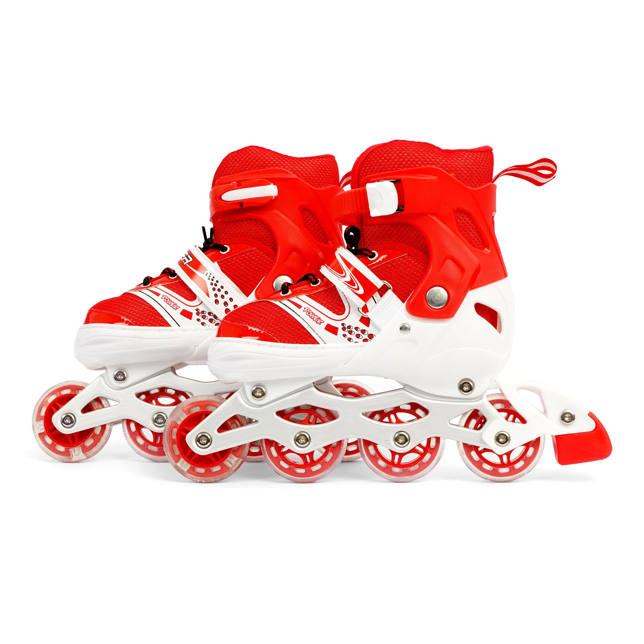 Skating Shoes Single Row – Red