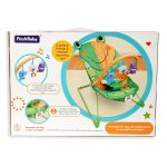 Frog Print Baby Bouncer with Vibrations