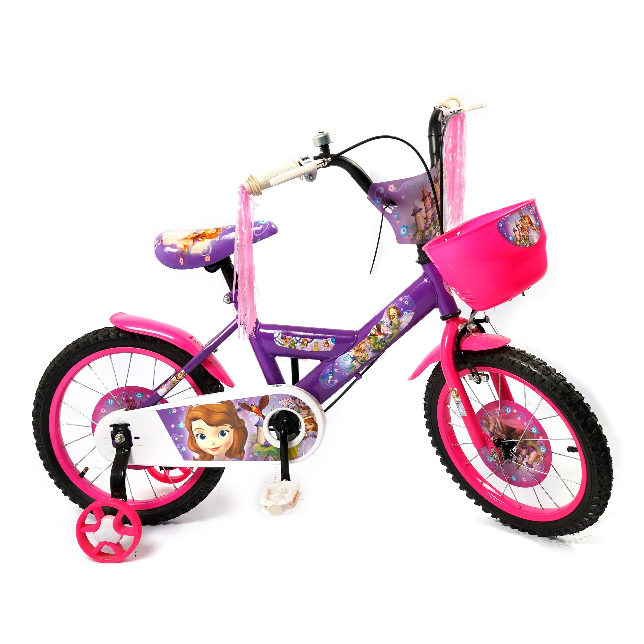 Kids Bicycle 16" 4 Wheels - Girl