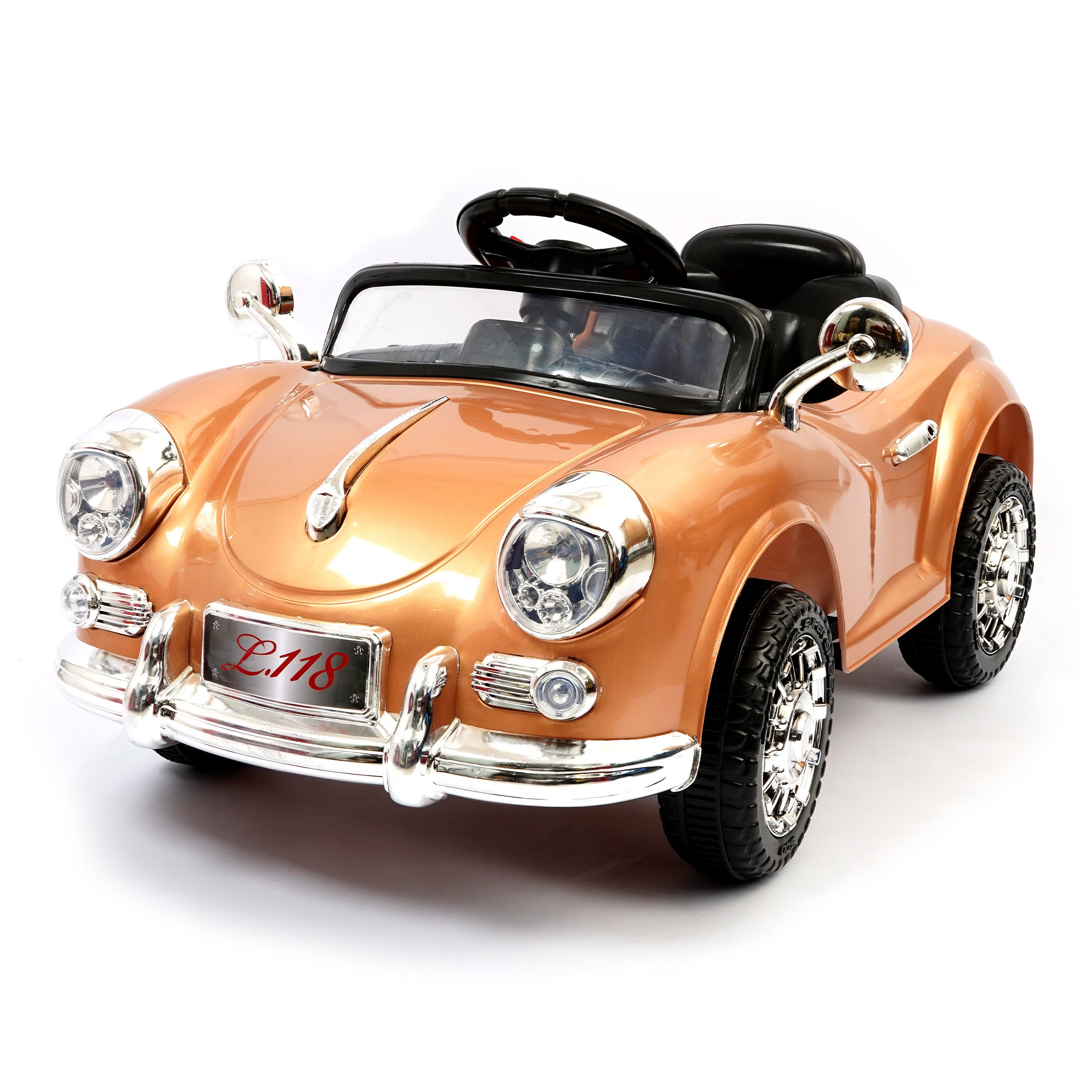 Kids Battery Operated Ride On Car – Golden