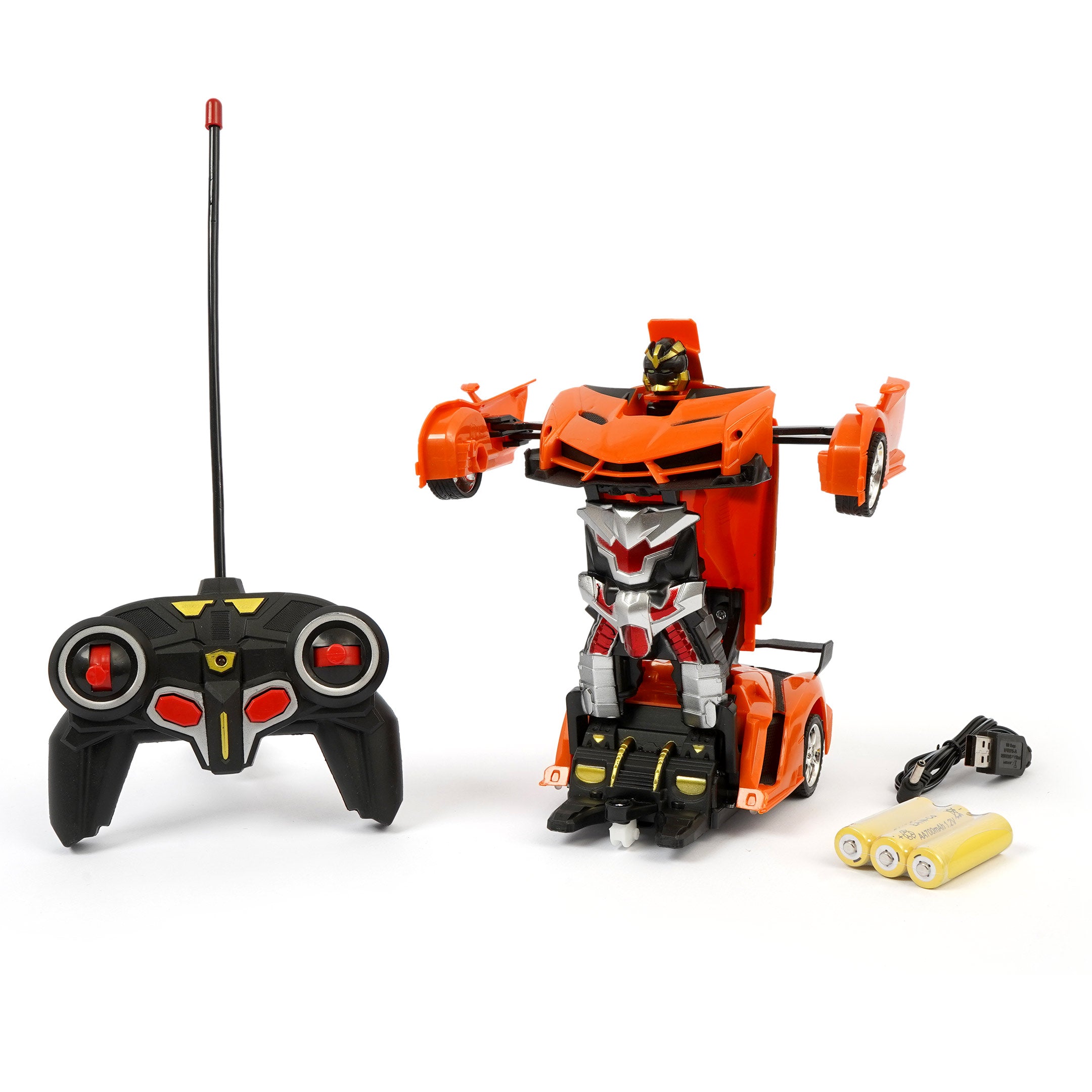 Kids Transformation Racing R/C Robot Car Scale 1:18
