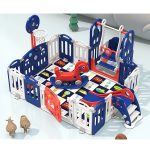 Kids Indoor/Outdoor Activity Yard - Blue
