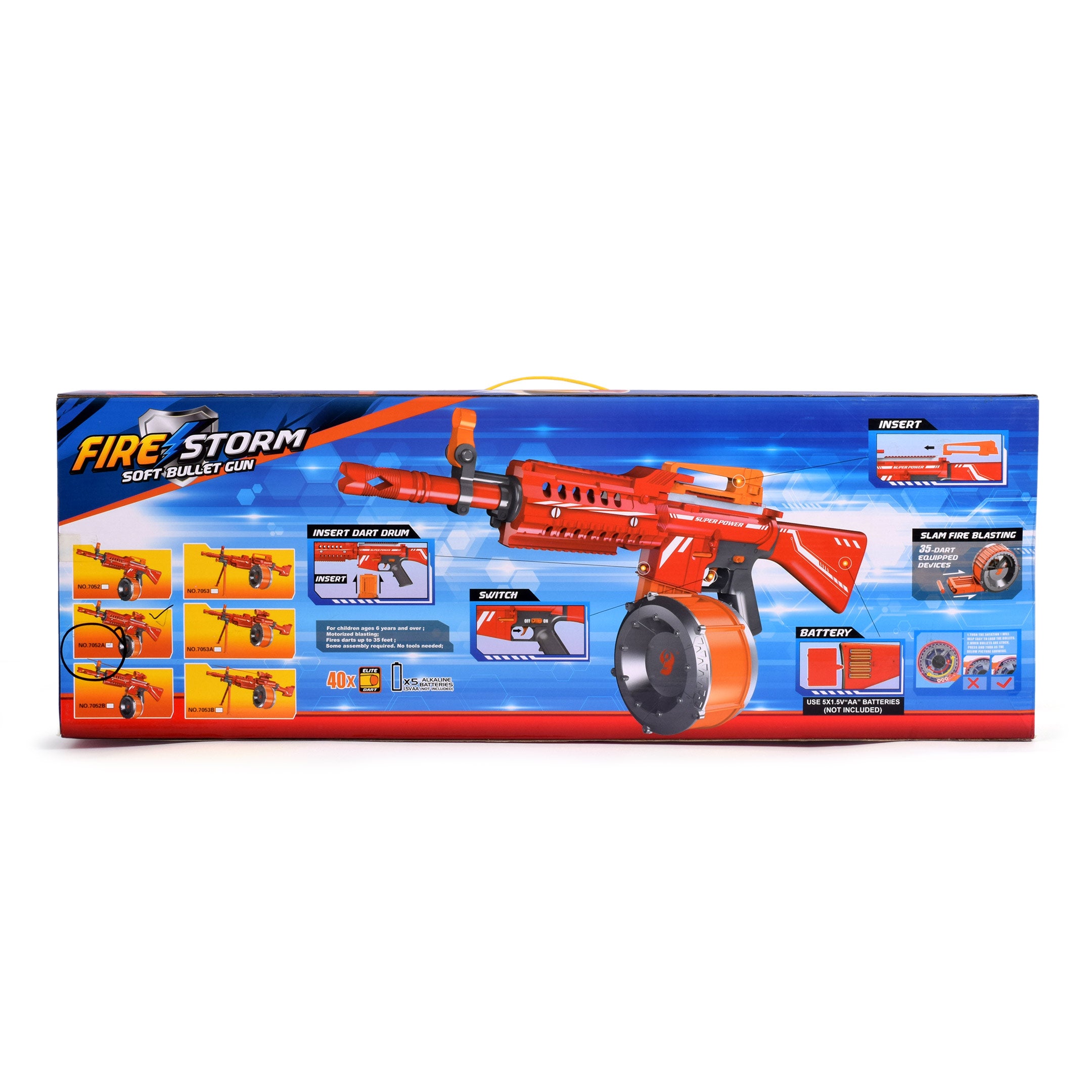 Fire Storm Soft Bullet Toy Gun