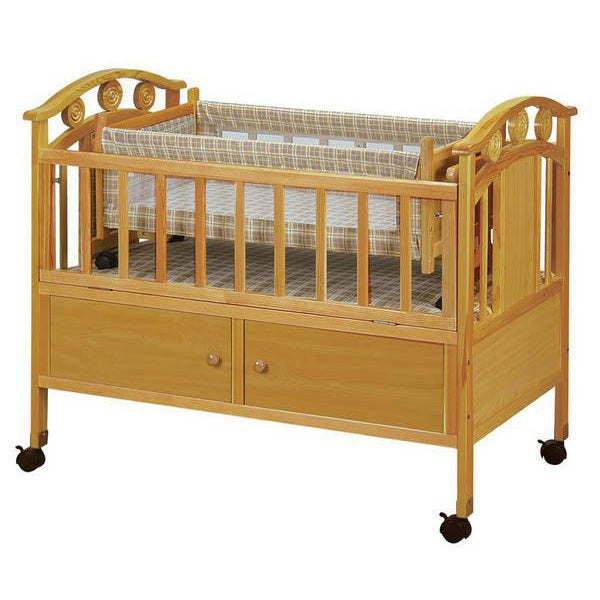 Wooden Baby Cot & Cradle