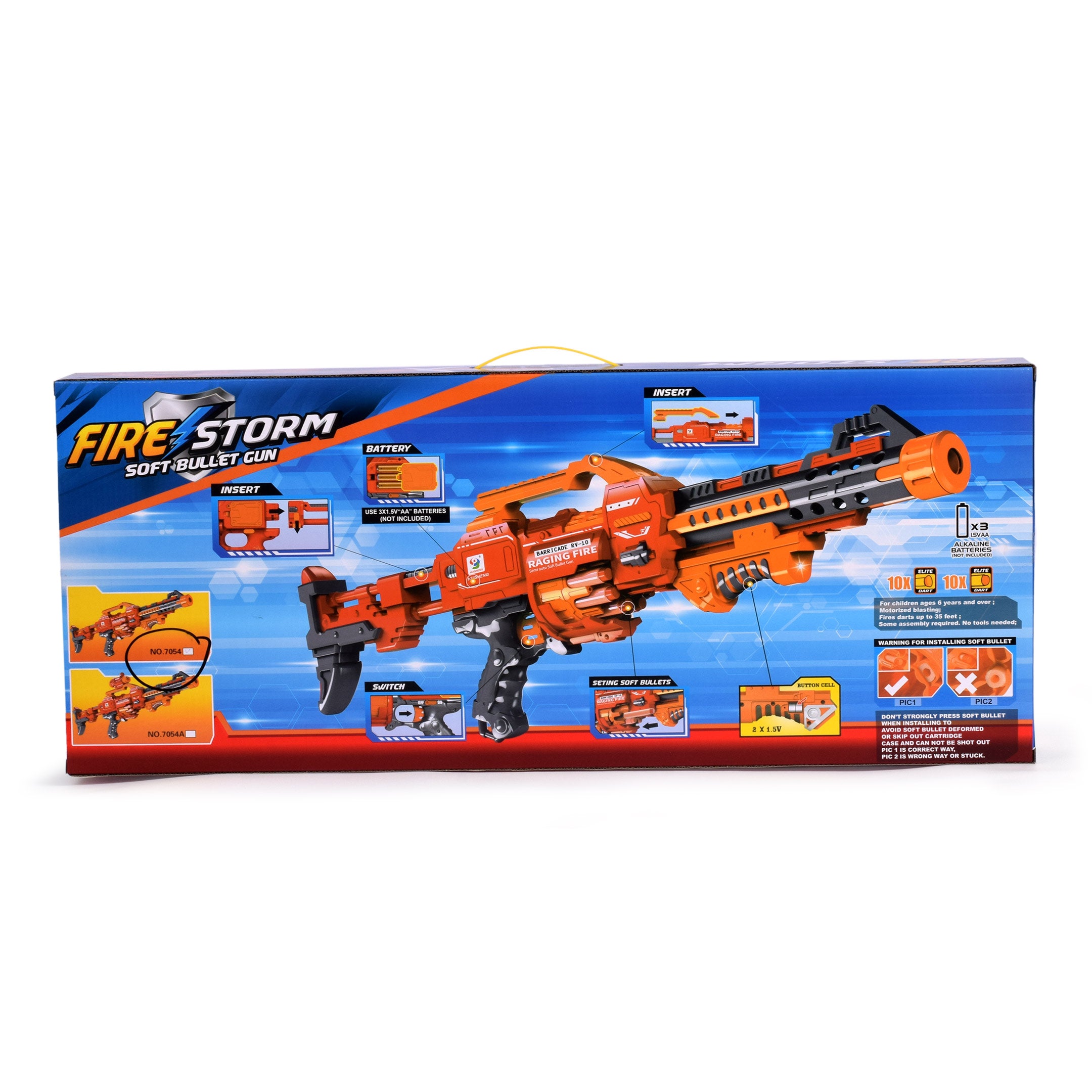 Fire Storm Soft Bullet Toy Gun