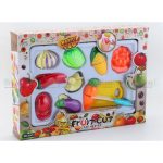 Kids Toy Plastic Kitchen Cutting Play Food Set