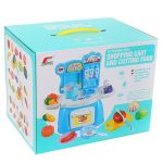 Kitchen Fun Shopping Cart and Cutting Food Game Toy Set