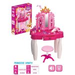 Fashion Makeup Beauty Hairdressing Table Toy Game